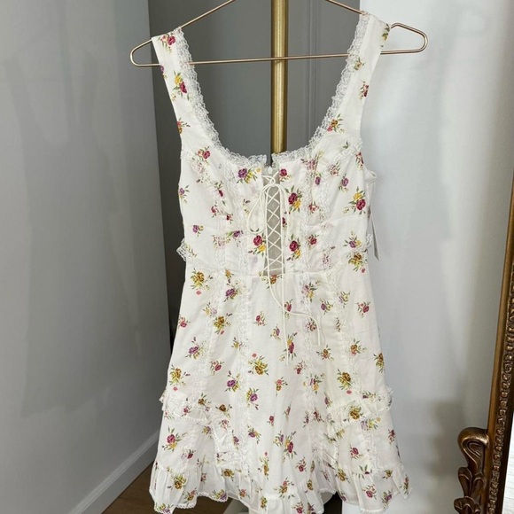 for love and lemons mini floral dress - Picture 4 of 4